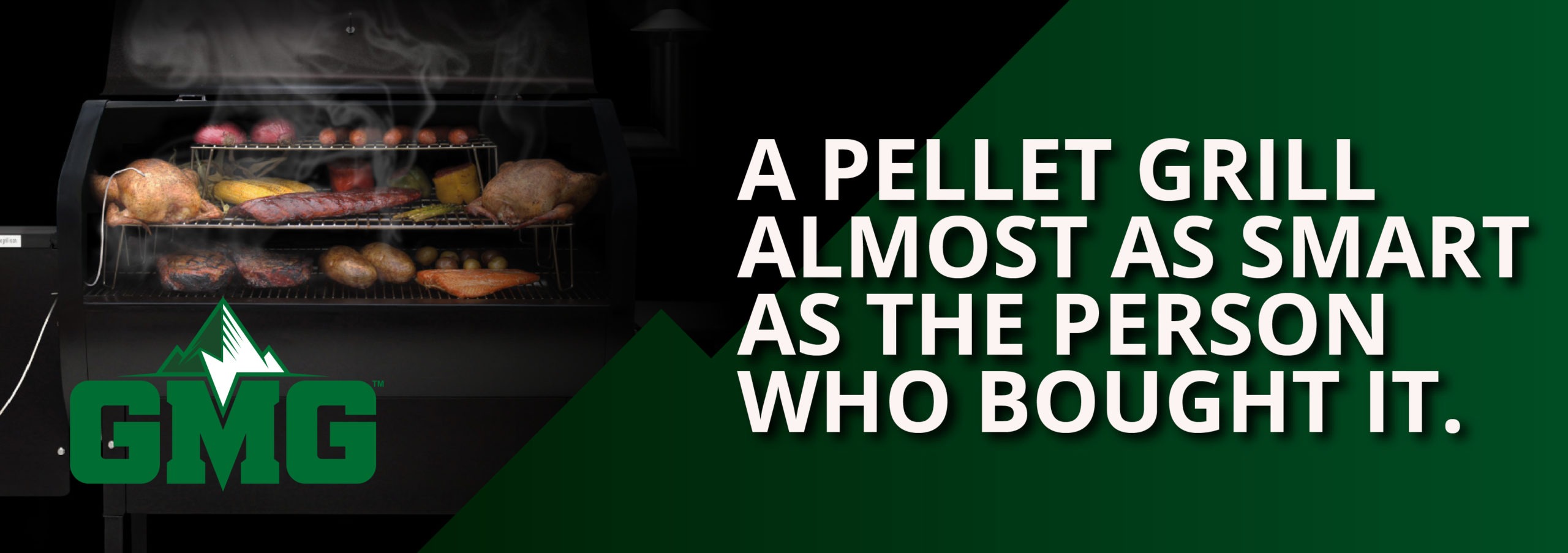 A pellet grill almost as smart as the person who bought it.
